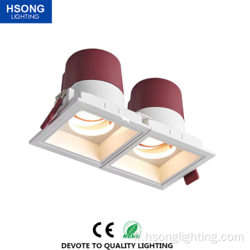 Downlights LED encastrés carrés haut de gamme